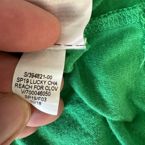 Old Navy Men's Green LUCKY CHARMS Short Sleeve Casual T-Shirt Size XXL Novelty - Picture 5 of 12